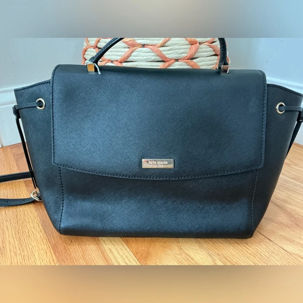 Kate‎ Spade Lilah Laurel Way Satchel - Black - EUC